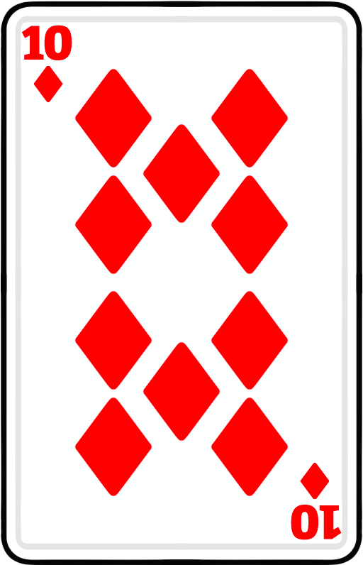 10 of Diamonds