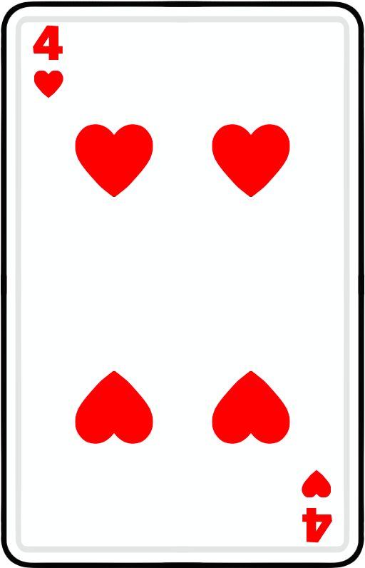 4 of Hearts